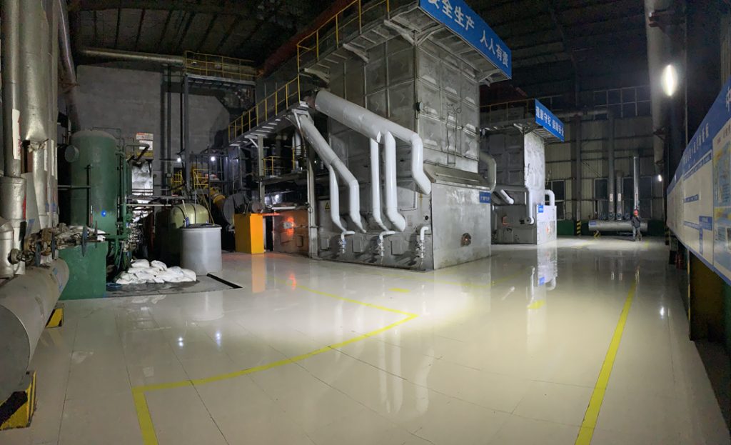 江苏50吨生物质气化炉配45吨蒸汽锅炉（锅炉旧改）手套厂项目